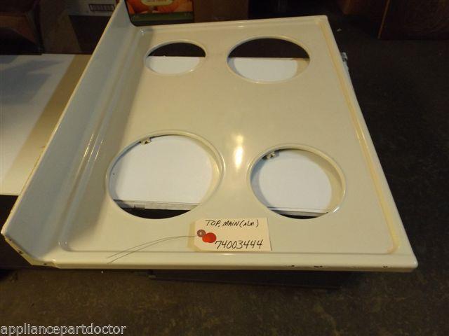 Jenn-Air STOVE 74003444 Top, Main (alm) top surface used Jenn-Air STOVE 74003444 Top, Main (alm) top surface used